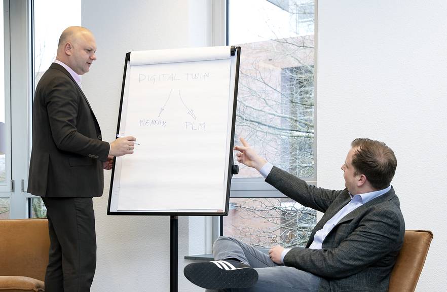 overleg whiteboard Overleg met whiteboard