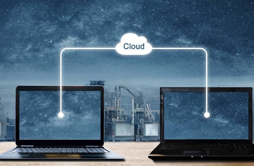 Cloud computing image (1920 x 960 px) cloud computing