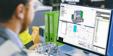 Solid Edge P&ID op beeldscherm