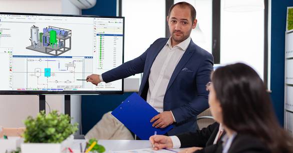 P&ID image 2 overleg op scherm Solid Edge P&ID image 2 overleg op scherm