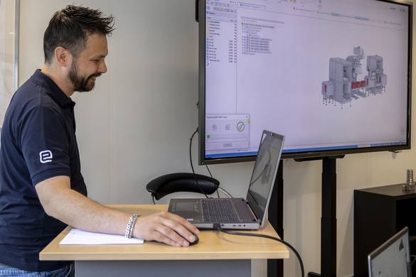 Niels geeft training