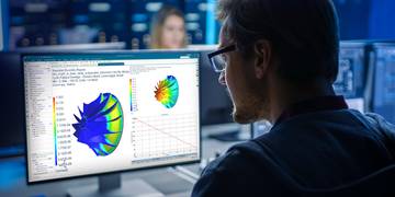 Simcenter3D image Simcenter 3D CAE simulatie software