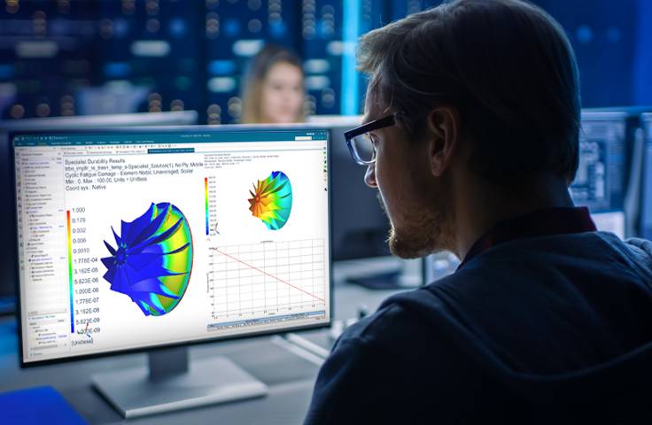 Simcenter3D image Simcenter 3D CAE simulatie software