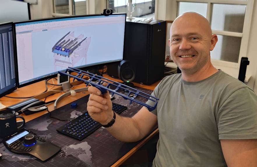 Castra ontwikkelt in Solid Edge Castra ontwikkelt in Solid Edge